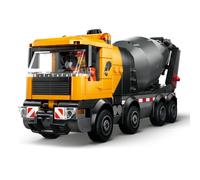 LEGO City Hormigonera - Vehículo de Construcción de Juguete con Mezcladora Giratoria y Función de Vertido - Juego Educativo de Obra con 3 Minifiguras- Regalo de Cumpleaños para Niños de 7+ Años 60478