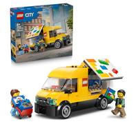 LEGO City Camión Juguete - Maqueta de Furgoneta de Reparto con 2 Minifiguras, Carretilla, Palé y Cajas - Regalo de Cumpleaños para Niños de 6+ Años - 60500