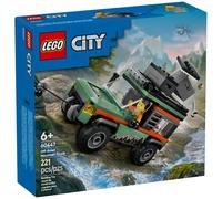 LEGO City Todoterreno 4x4 de Montaña Vehículo de Construcción de Juguete con Accesorios como Cámara y Linterna y Minifigura, Regalo de Cumpleaños para Niños y Niñas de 6 Años o Más 60447