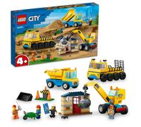 LEGO 60391 City Camiones de Construcción y Grúa con Bola de Demolición