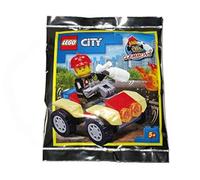 LEGO City Clemmons Fireman - Juego de papel de aluminio 952009 (empaquetado) - 27 piezas + minifigura - A partir de 72 años - Tema de rescate