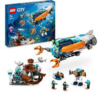 LEGO City El Submarino de Exploración en Aguas Profundas 60379 Juego