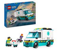 LEGO City Emergency Ambulance Toy with 2 Minifigures - Educati (Importación USA)