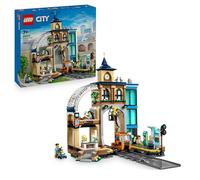 LEGO City Estación Central de Ferrocarril - Estación de Tren con Automotor, Máquina Autoventa, Cafetería de Juguete, 2 Andenes y Vía - 6 Minifiguras - Regalo para Niños y Niñas de 7+ Años 60469