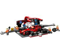 LEGO CITY 60443 - PITSTOP E MECCANICI CON MONOPOSTO FERRARI F1