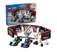 LEGO City F1 garage met Mercedes-AMG en Alpine auto's Bouwpakket met 2 Voertuige