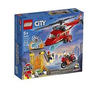 LEGO City Fire Rescue Helicopter 60281 Building Kit; Firefighter Toy and Fun Playset for Kids, New 2021 (212 Pieces)