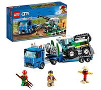 LEGO City Great Vehicles Harvester Transport 60223 Building Kit , New 2019 (358 Piece)