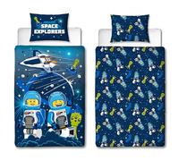 Lego® City - Juego de Funda de edredón Infantil con Licencia Oficial de Lego® City | Ropa de Cama Reversible de 2 Caras con Funda de Almohada a Juego | Diseño Lego® de polialgodón