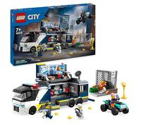 LEGO City Laboratorio de Criminología Móvil de la Policía, Regalo para Niños y Niñas de 7 Años o Más, Quad de Juguete y Minifiguras de Agentes, Científico y Ladrones, Juego de Roles 60418