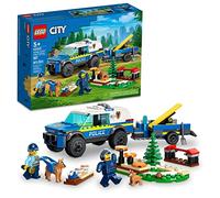 LEGO City Mobile 60369 - Coche de juguete SUV con remolque, carrera de obstáculos y figuras de cachorro, juego de animales para niños y niñas a partir de 5 años