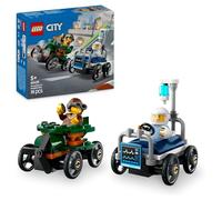 LEGO City Pack de Coches de Carreras: Avión vs. Cama de Hospital de Juguete, Autos Locos de Carreras con 2 Minifiguras de Piloto y Paciente, Regalo para Niños y Niñas de 5 Años o Más 60459