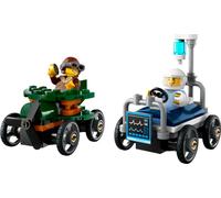 LEGO City - Pack de Coches de Carreras: Avión vs. Cama de Hospital - 60459