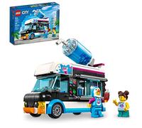 LEGO City Penguin Slushy Van - Juguete de construcción con un camión y minifigura disfrazada, gran idea de regalo para niños y niñas, juguete de camión para niños de 5 años en adelante, 60384