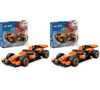 LEGO City Piloto de F1 con Coche McLaren, Juguete de Construcción con Mini Vehículo de Fórmula 1 y Minifigura para Juegos de Carreras, Regalo de Cumpleaños para Niños y Niñas de 6 Años o Más 60442
