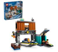 Lego City 60417 Lancha Motora de la Policía Y Escondite de los Ladrones