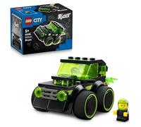 LEGO City Rides - Gaming Race Car Toy - Mini Building Set w/a Driver Junior Minifigure - Party Bag Fillers - Small Collectible Gift for 5+ Year Old Boys - 60484