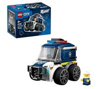 LEGO City Rides - Police Truck Toy - Emergency Vehicles Building Set w/a Police Officer Junior Minifigure - Party Bag Fillers - Small Collectible Gift for 5+ Year Old Boys - 60481