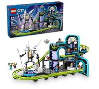 Lego City Robot World - Juego de construcción de montaña Rusa - Juguete de ingeniería para niños con Traje mecánico para niños y niñas, a Partir de 8 años, Ideas de Regalo para cumpleaños - 60421