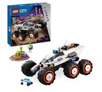 LEGO City Róver Explorador Espacial y Vida Extraterrestre, Vehículo del Espacio de Juguete, Regalo de Cumpleaños para Niños y Niñas de 6 Años o Más con 2 Minifiguras, Figuras Robot y Alien 60431