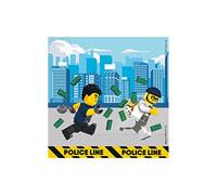 Lego City Servilletas Accesorios de mesa para cumpleaños FSC 20 unidades multicolor 33 x 33 cm - Multicolor