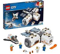 LEGO - City Space Port Estación Espacial Lunar Nuevo juguete de construcción inspirado en la NASA con Nave y Astronautas (60227)