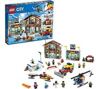 LEGO City Town - Estación de Esquí, Set de construcción, Incluye helicóptero y camión quitanieves de juguete además de 2 edificios (60203) , color/modelo surtido