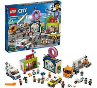 LEGO City Town - Inauguración de la Tienda de Dónuts Set de construcción con Tiendas de Juguete y Vehículos, Novedad 2019 (60233)