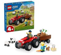 LEGO City - Tractor Rojo con Remolque y Oveja - 60461