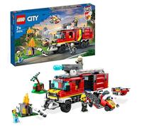 LEGO City Unidad Móvil de Control de Incendios, Camión de Bomberos de Juguete, Drones y 3 Minifiguras, Vehículos de Emergencia para Niños y Niñas de 6 Años o Más 60374