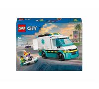 LEGO City Emergency Ambulance Toy with 2 Minifigures - Educational Learning Toys