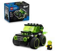 LEGO City Rides - Gaming Race Car Toy - Mini Building Set w/a Driver Junior Minifigure - Party Bag Fillers - Small Collectible Gift for 5+ Year Old Boys - 60484