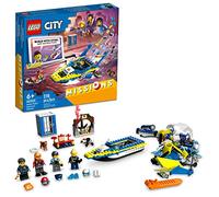LEGO City Water Police Detective Missions 60355 - Juego de juguetes de construcción digital interactivo para niños, niños y niñas a partir de 6 años (278 piezas)