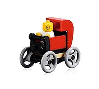 LEGO Ciudad MiniFigure: Bebé (en carro de bebé rojo) Cochecito bebé