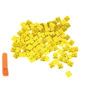 LEGO Classic - 100 Piedras 2 x 2 (3003) con Separador de Piedra (Amarillo)