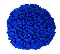 LEGO Classic - 100 Piedras 2 x 2 (3003) con Separador de Piedra (Azul)