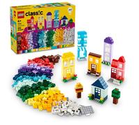 LEGO Classic Creative Houses Construccin de ladrillos para nios Regalo de casa de juguetes con accesorios y casas de muecas Toy creativo para jve