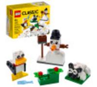 LEGO Classic Creative White Bricks 11012 Building Kit; El edificio de juguetes establecido para un juego creativo con 3 ideas de construccin que inc