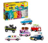 LEGO Classic Vehículos Creativos Coloridos, Maquetas de Coches Urbanos: Coche de Policía, Camión y Más, Juguete de Construcción con Ladrillos, Regalo para Niños y Niñas de 5 Años en Adelante 11036