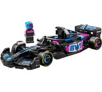 LEGO Speed Champions Coche de Carreras BWT Alpine F1 Team A524 de Juguete, Vehículo y 1 Minifigura de Piloto de Fórmula 1, Regalo Coleccionable para Niños y Niñas de 10 Años o Más 77248
