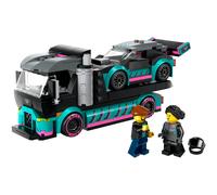 LEGO Coche de Carreras y Camión de Transporte