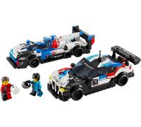 LEGO Speed Champions Coches de Carreras BMW M4 GT3 y BMW M Hybrid V8 Vehículos de Juguete, 2 Maquetas de Construcción y 2 Minifiguras de Pilotos, Regalo para Niños y Niñas de 9 Años o Más 76922
