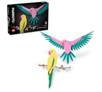 LEGO Art The Fauna Collection - Macaw Parrots, Nature Wall Artwork for Living Room Decor, Home Office Decor Idea, Build and Display Creative Activity for Artistic Adults, 31211