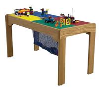 Lego Compatible Table-MADE IN THE USA!! Preassembled-Solid Hardwood Legs and Side Frames-BUILT TO LAST by Fun Builder
