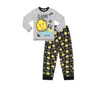 LEGO Conjunto de Pijama Largo Game Mode Activated, gris, 7-8 años