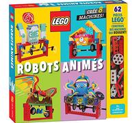 LEGO, Construis, invente, joue ! - LEGO, Robots animés: Crée 8 machines ! Avec 62 pièces Lego