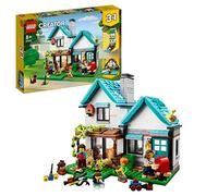 LEGO Creator 3 en 1 Casa Confortable, 3 Maquetas de Casas de Juguete para Construir, Minifiguras de Familia y Accesorios, Regalos para Niños y Niñas de 8 Años o Más 31139