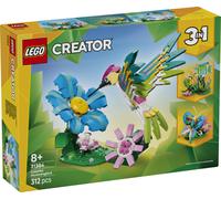 LEGO Creator 3 en 1: Colibrí de Colores, Mariposa y Pez Tropical