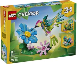 LEGO Creator 3 en 1: Colibrí de Colores, Mariposa y Pez Tropical