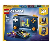 LEGO Creator 3 en 1 Consola de Videojuegos Retro 31380 | Juguetes para niños de 8+ años, transformable en máquina recreativa u ordenador, regalo gamer, 268 piezas